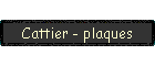 Cattier - plaques