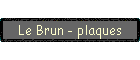 Le Brun - plaques